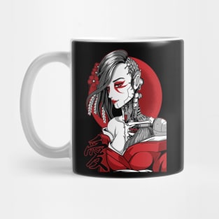 Saibōgu Cyberpunk Geisha Mug